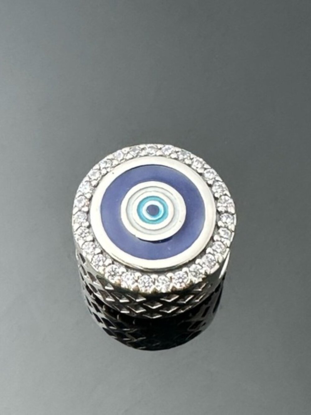 Pandora Evil Eye Protection Silver Travel Charm